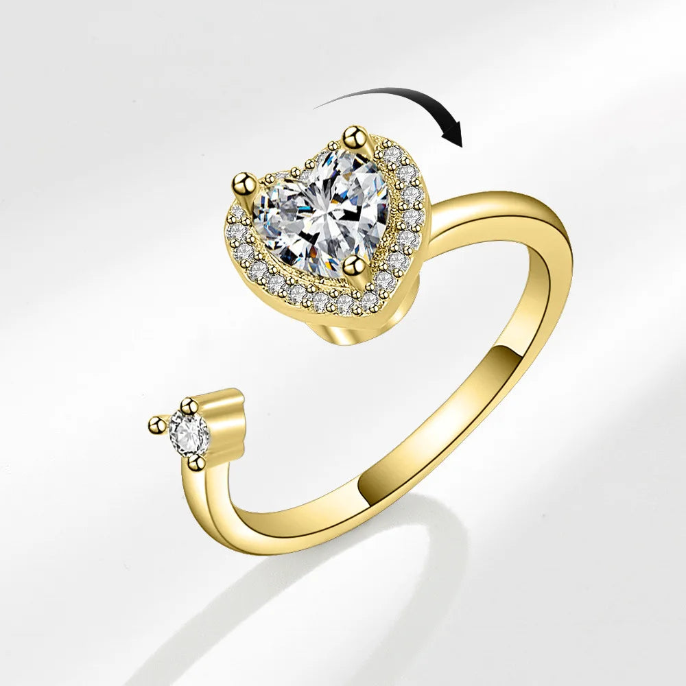 Bague Lune & Étoiles Argent