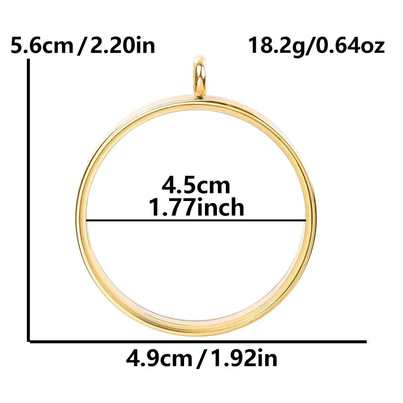 Collier Médaillon Souvenir Cendres