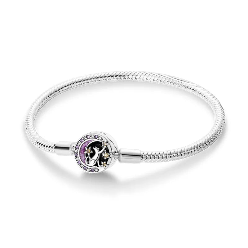 Bracelet Argent Étoile & Papillon