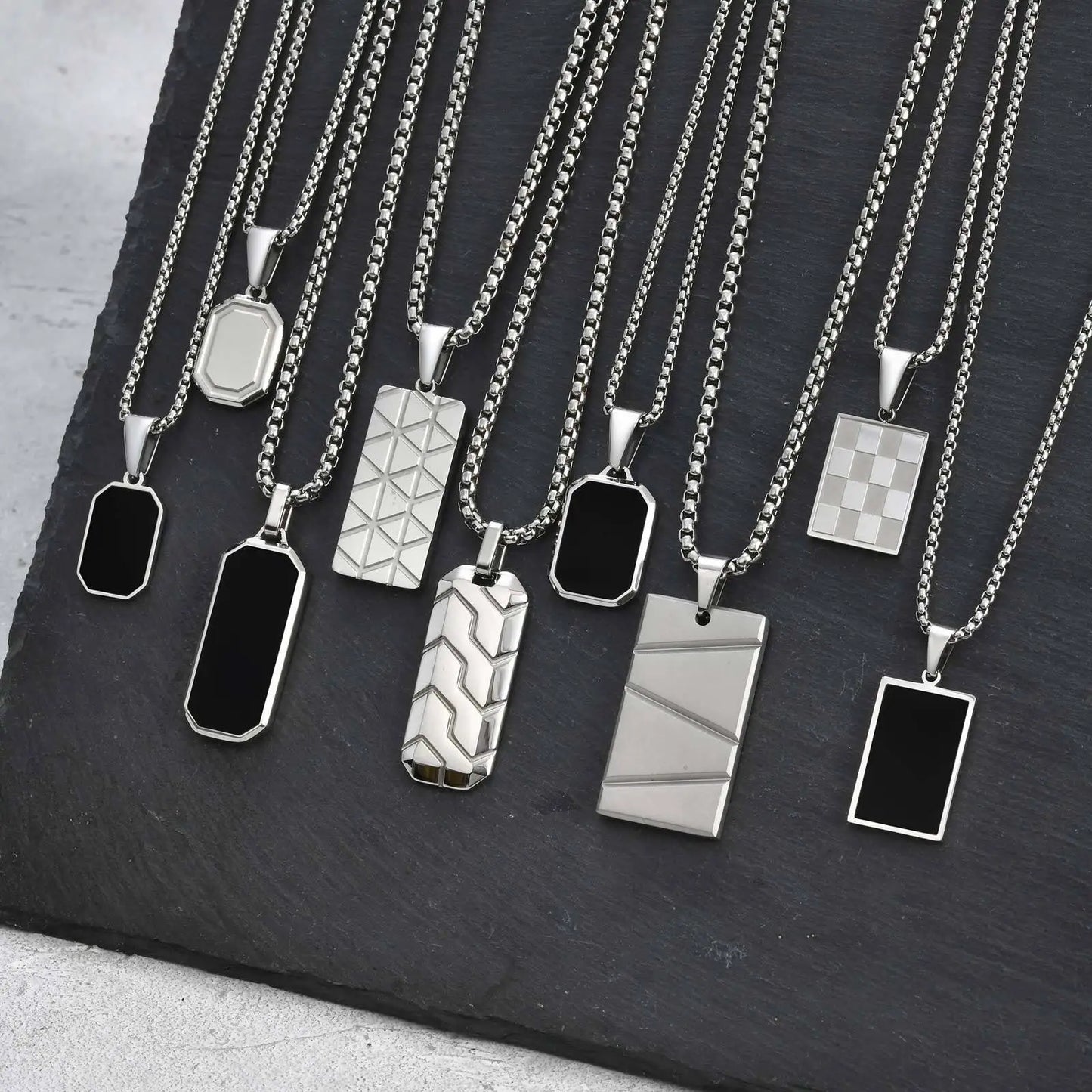 Collier Dog Tag Militaire Homme