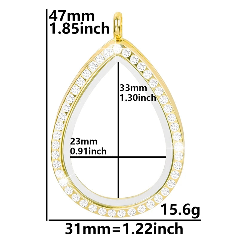 Médaillon Photo Cœur – Pendentif Souvenir Verre
