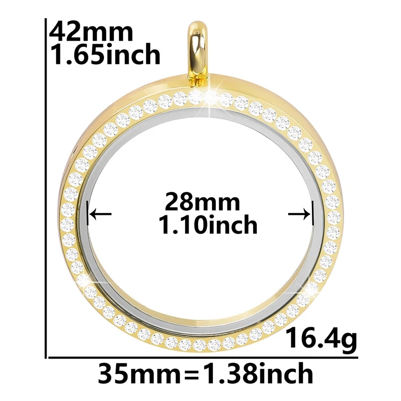 Médaillon Photo Cœur – Pendentif Souvenir Verre