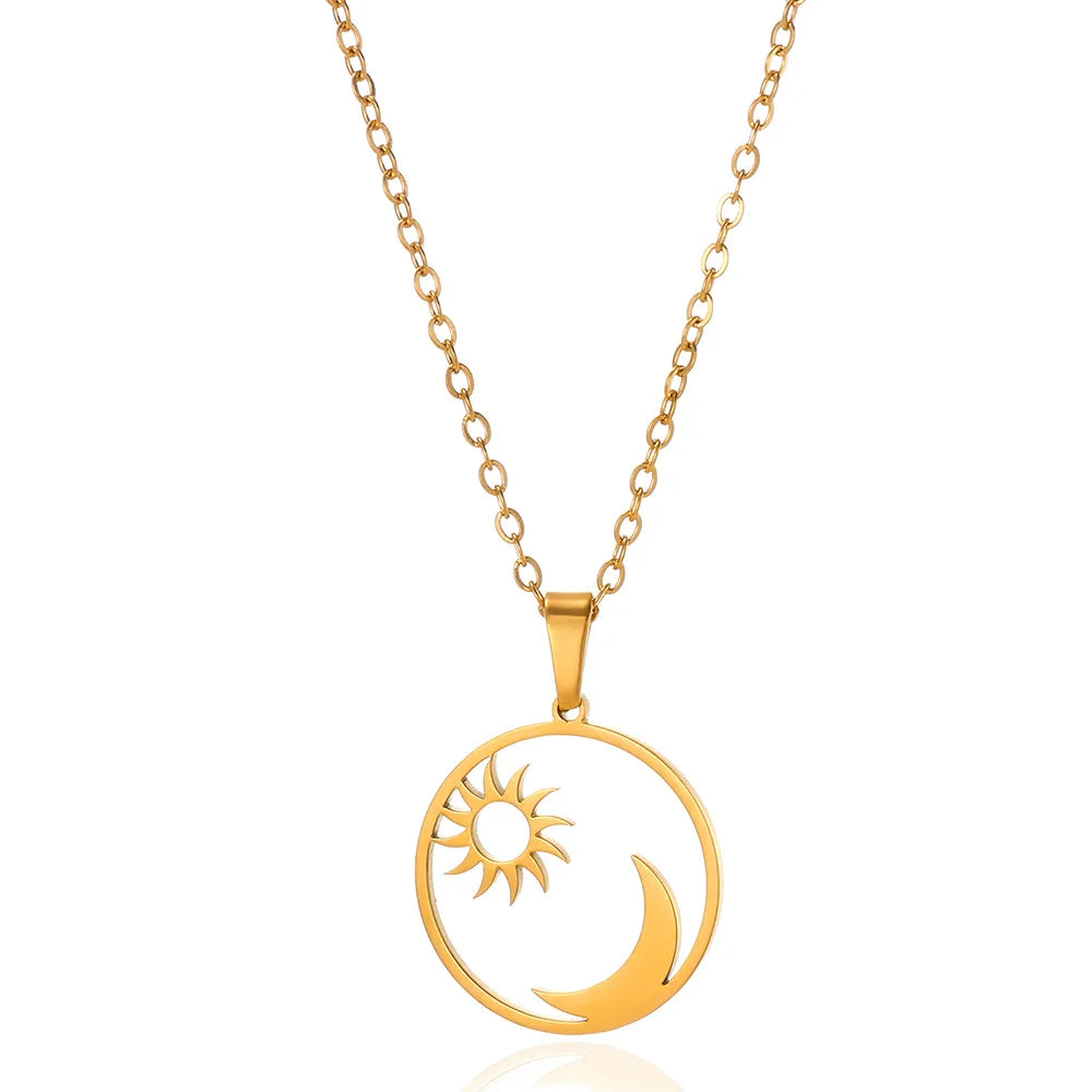 Collier Croix Cœur Zircon – Style Vintage Femme