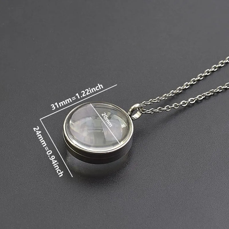 Collier Médaillon Photo Torsadé