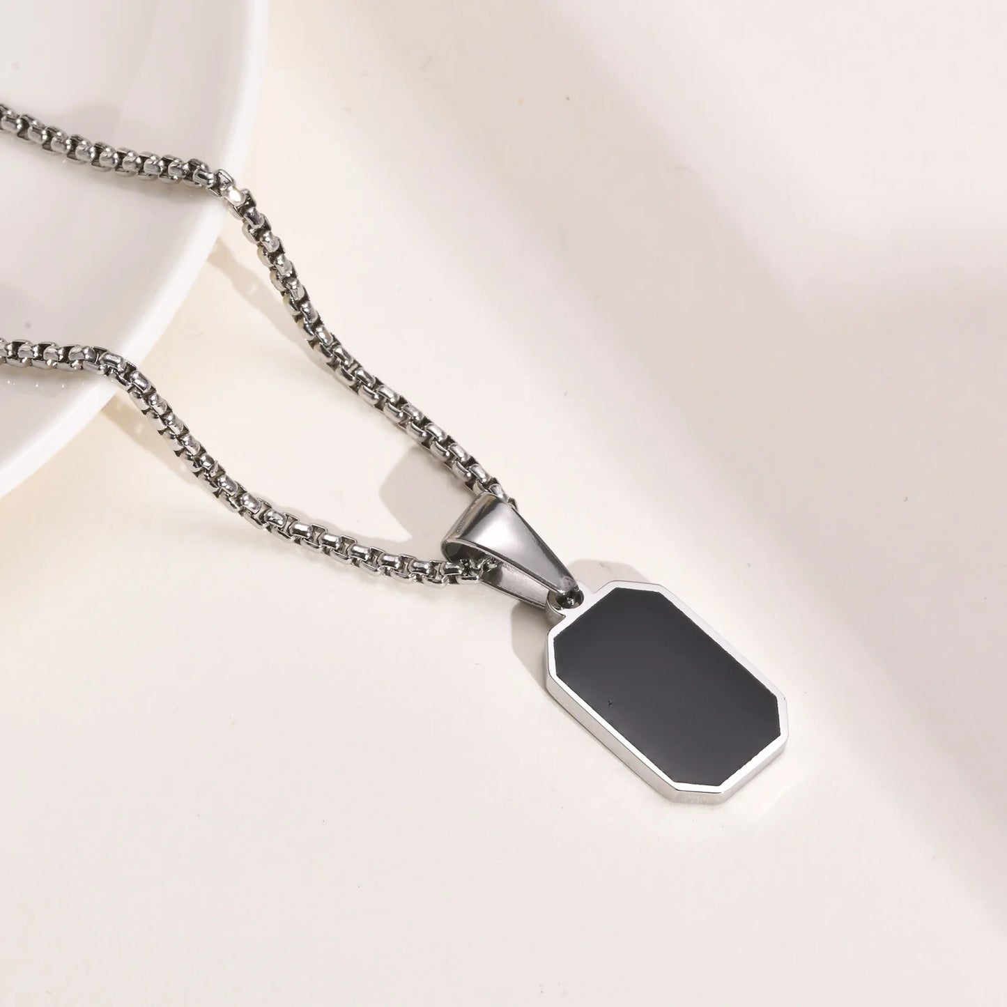 Collier Dog Tag Militaire Homme
