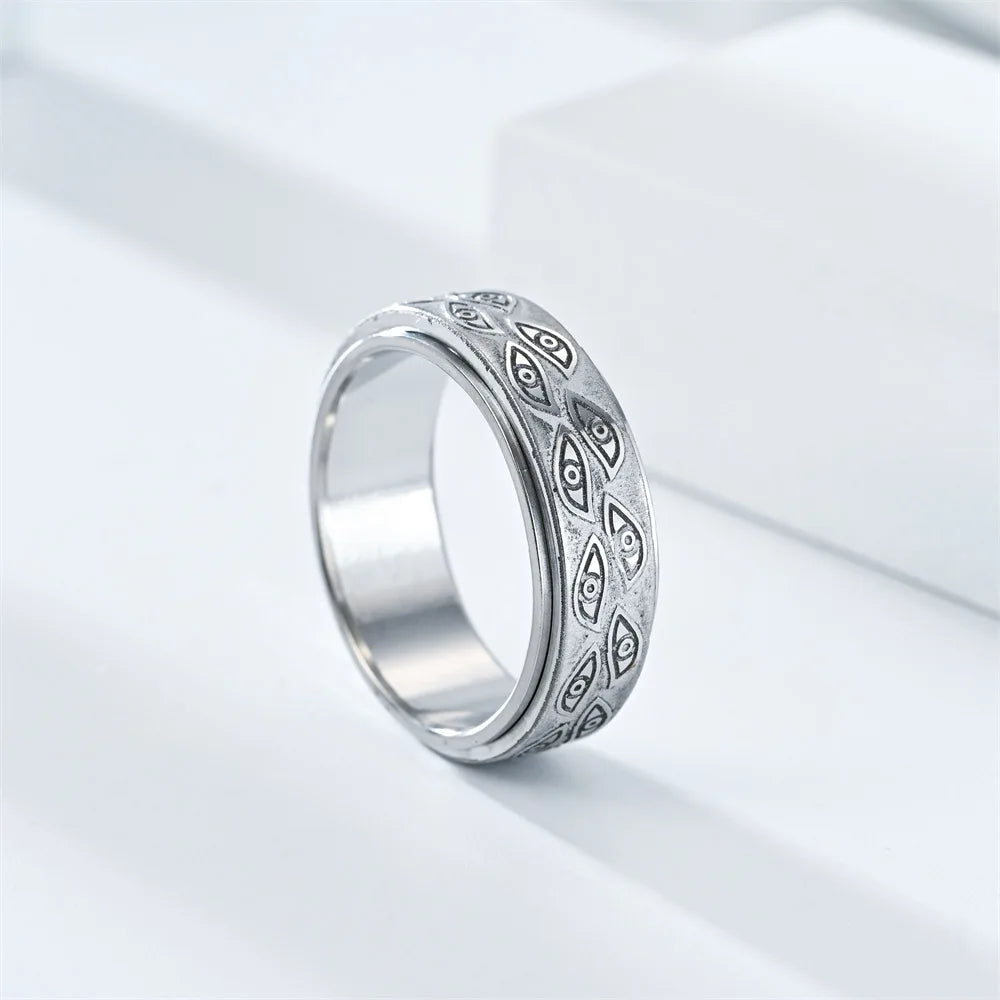 Bague Spinner Œil Protecteur
