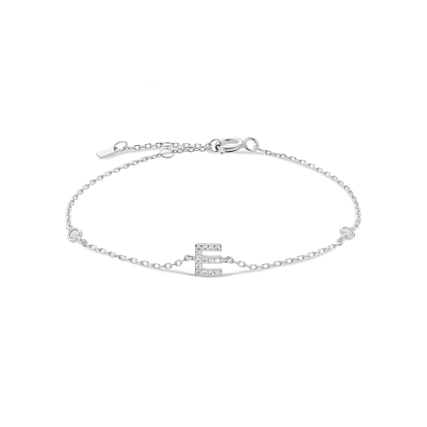 Bracelet Initiale Argent 925