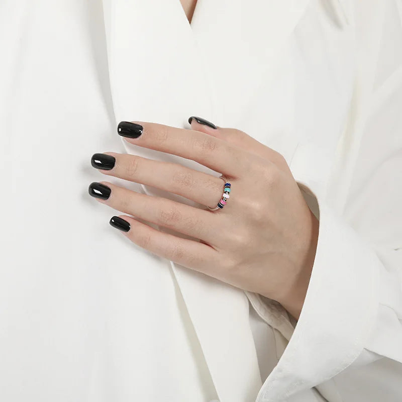 bague fidget rotative femme cadeau original bijou