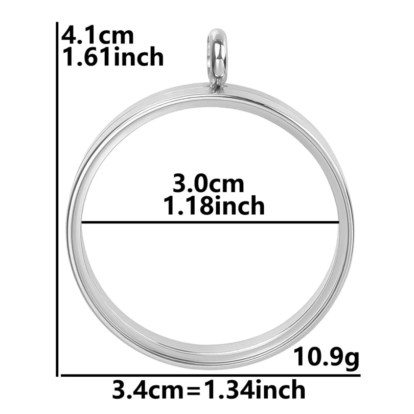 Collier Médaillon Souvenir Cendres